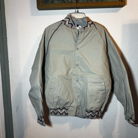 Vintage Aztec collared bomber jacket - Picture 1 of 7